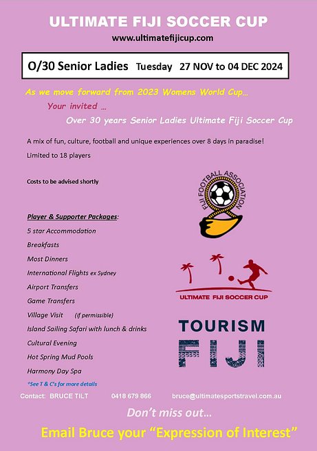 Fiji Cup 2024 Flyer O30 Senior Ladies